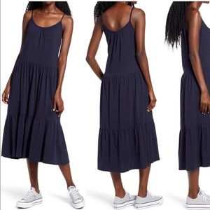 All in favor tiered jersey dress size S